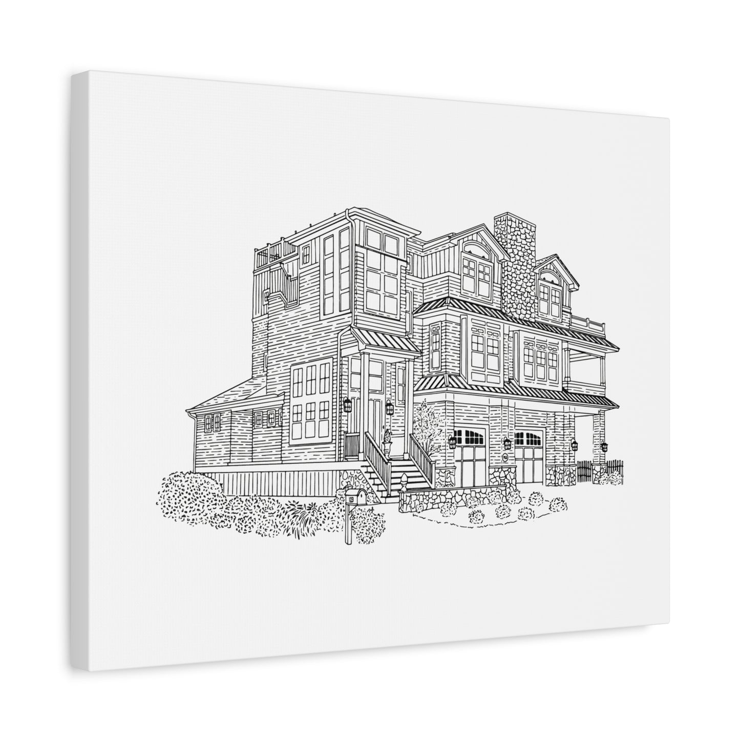 Custom Drawing Canvas Art Print