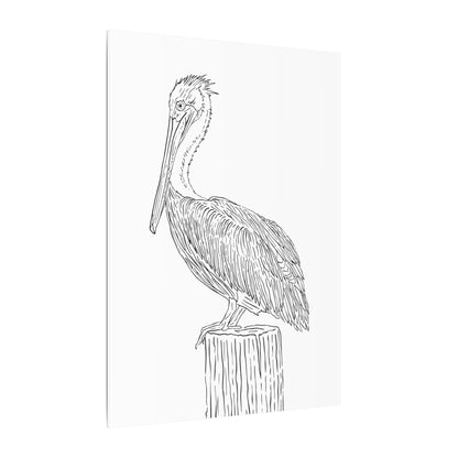 Pelican Canvas Art Print
