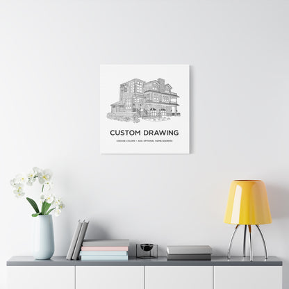 Custom Drawing Canvas Art Print
