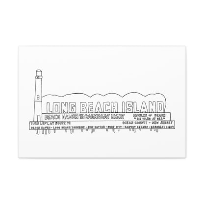 LBI Billboard Canvas Art Print