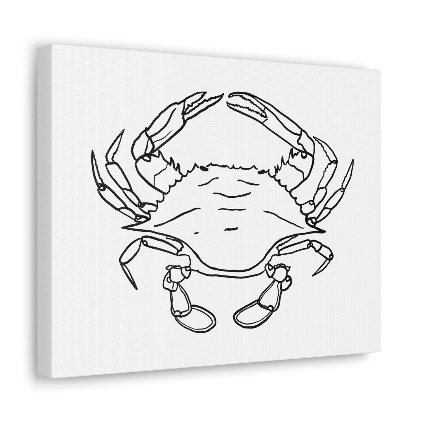 Blue Claw Crab Canvas Art Print