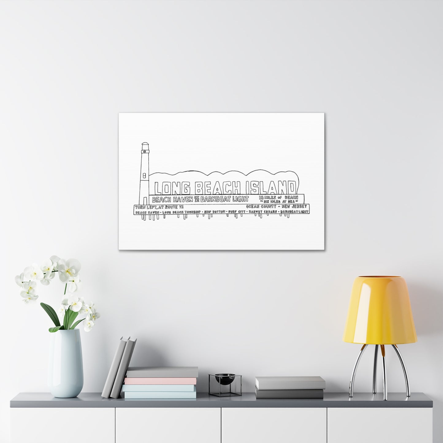 LBI Billboard Canvas Art Print