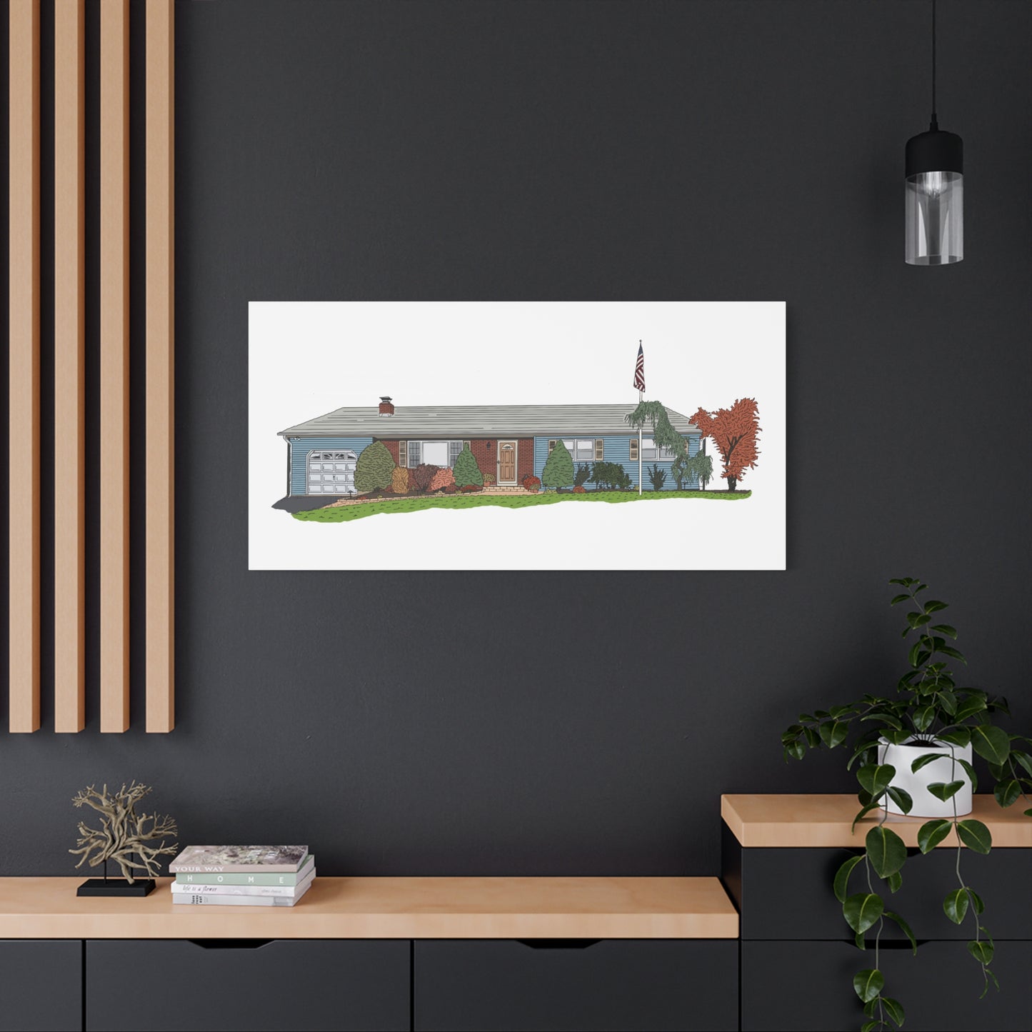 Custom Drawing Canvas Art Print
