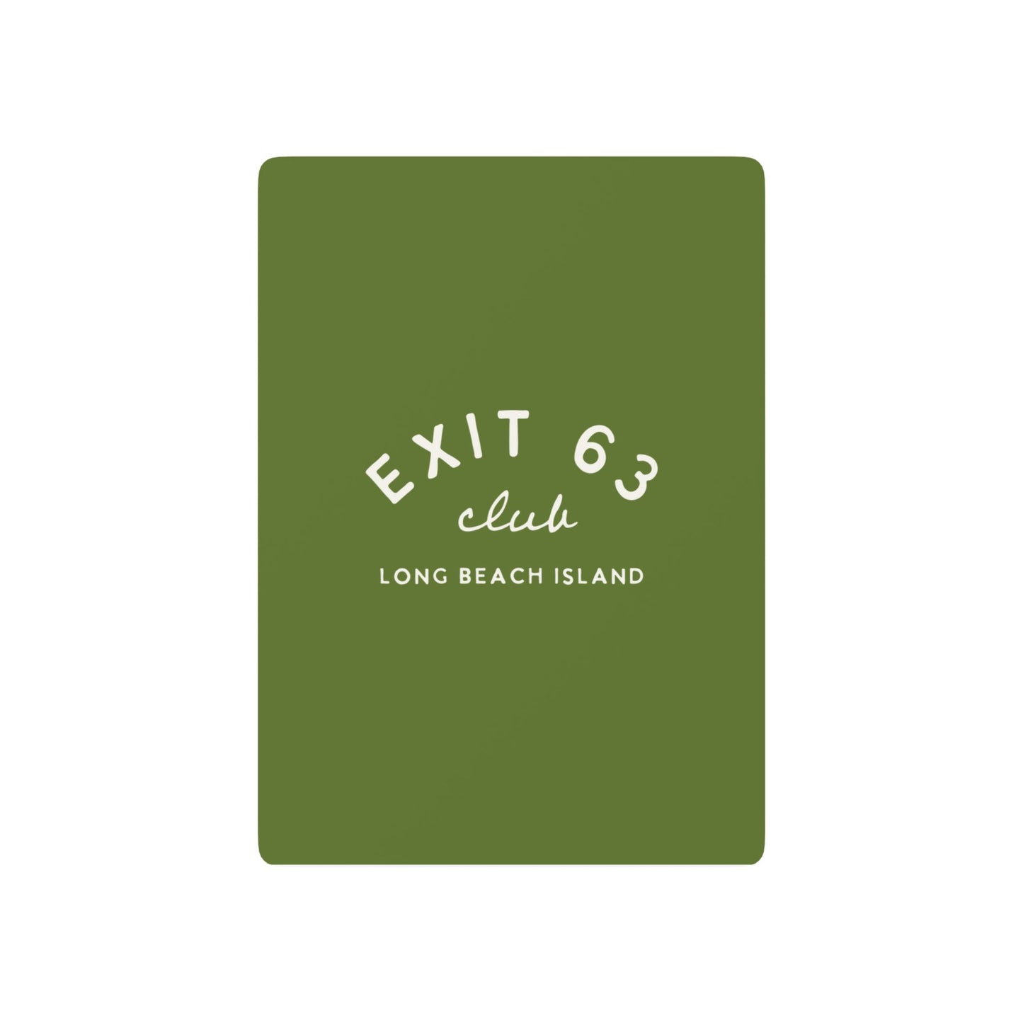 Exit 63 Club Playing Cards