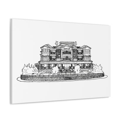 Hotel LBI Canvas Art Print