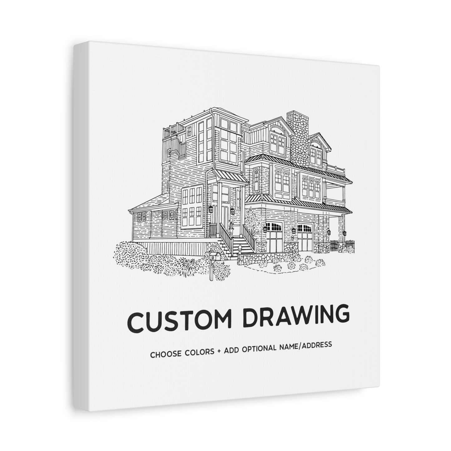 Custom Drawing Canvas Art Print