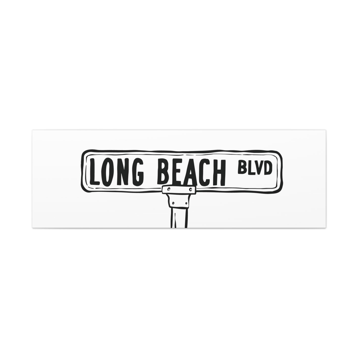 LBI BLVD Canvas Art Print