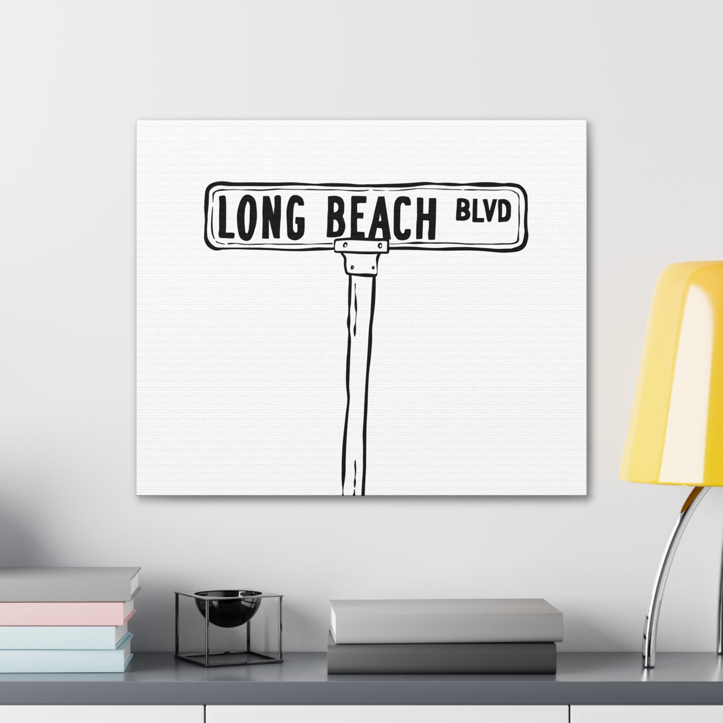 LBI BLVD Canvas Art Print