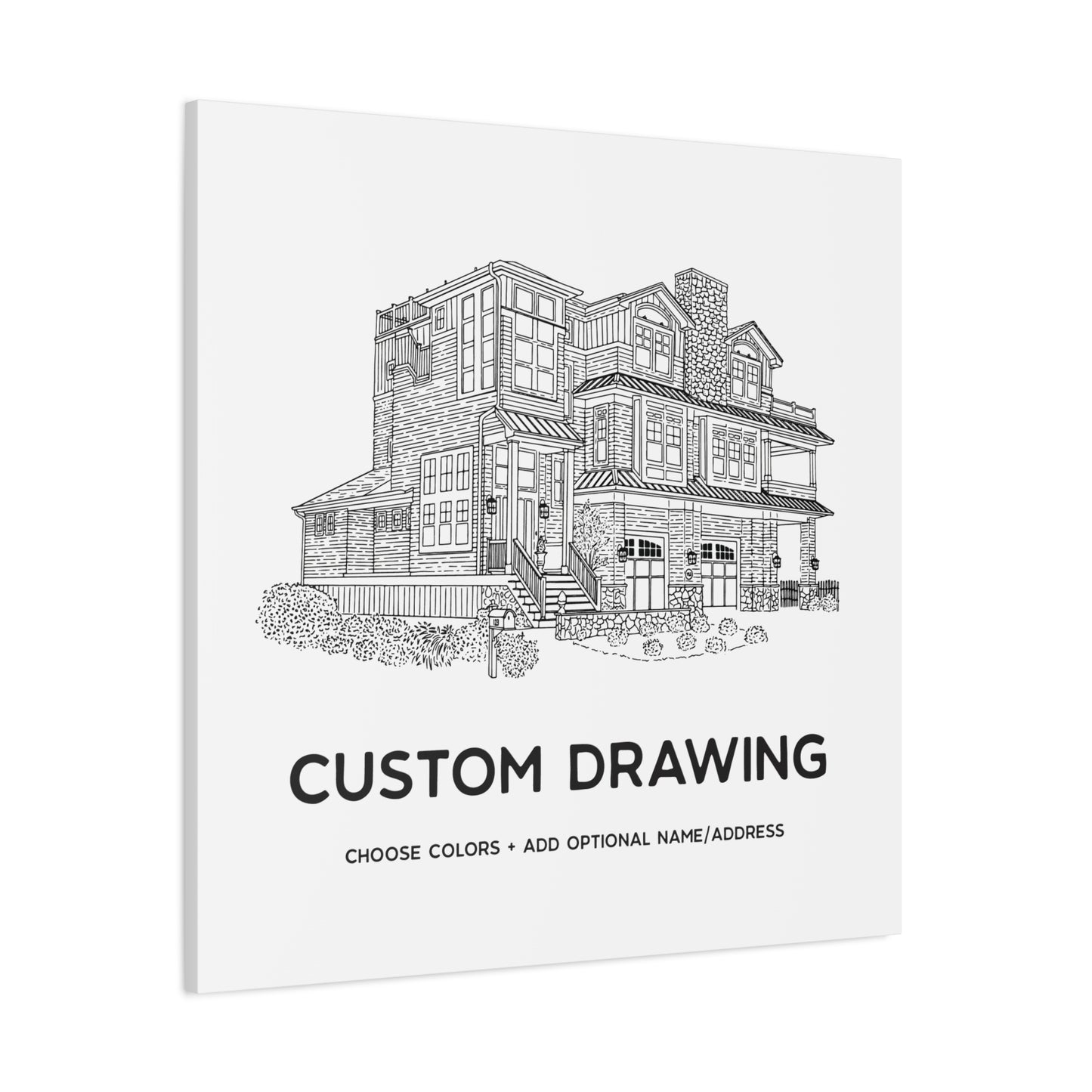 Custom Drawing Canvas Art Print