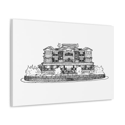 Hotel LBI Canvas Art Print