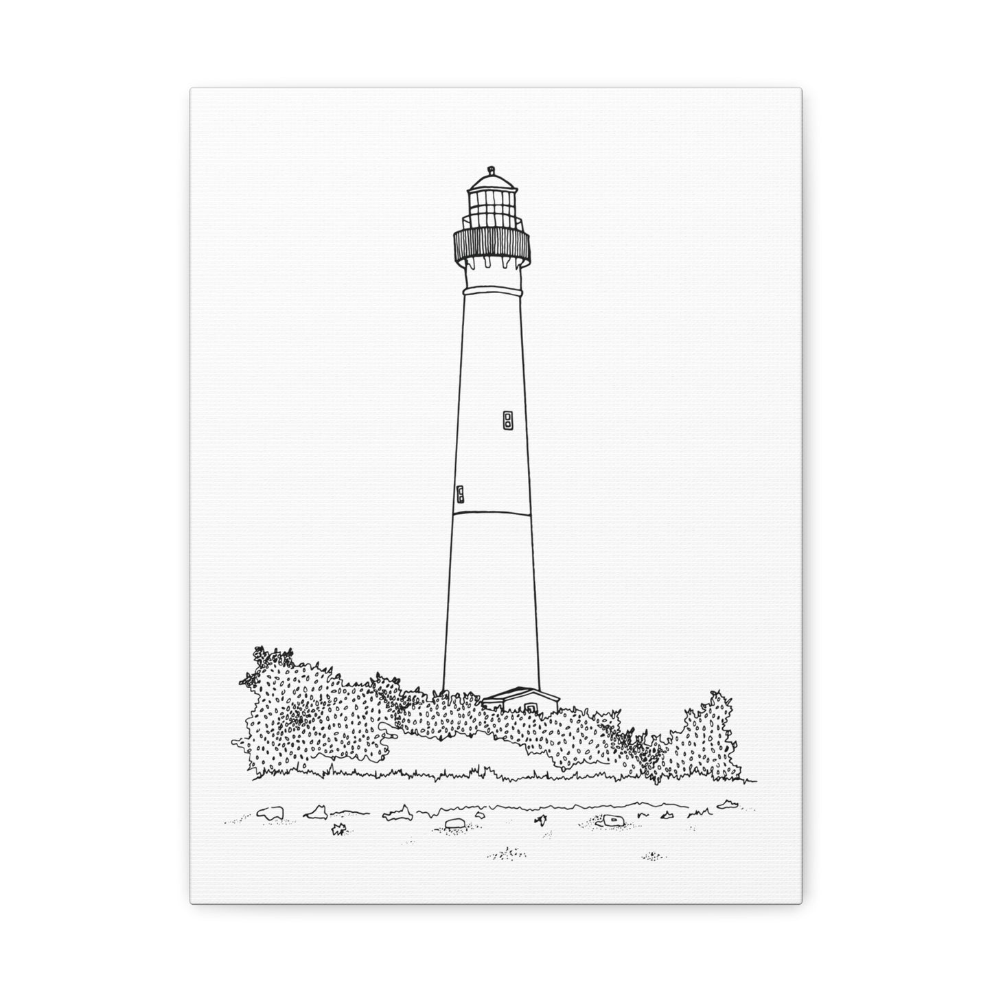 Barnegat Lighthouse Canvas Gallery Wrap