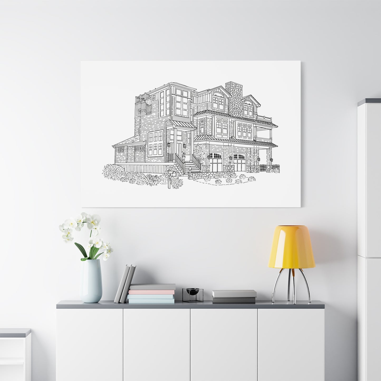 Custom Drawing Canvas Art Print