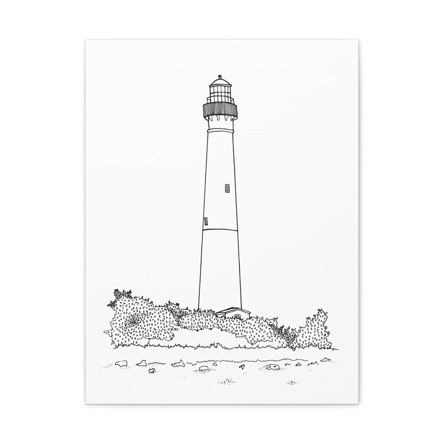 Barnegat Lighthouse Canvas Gallery Wrap