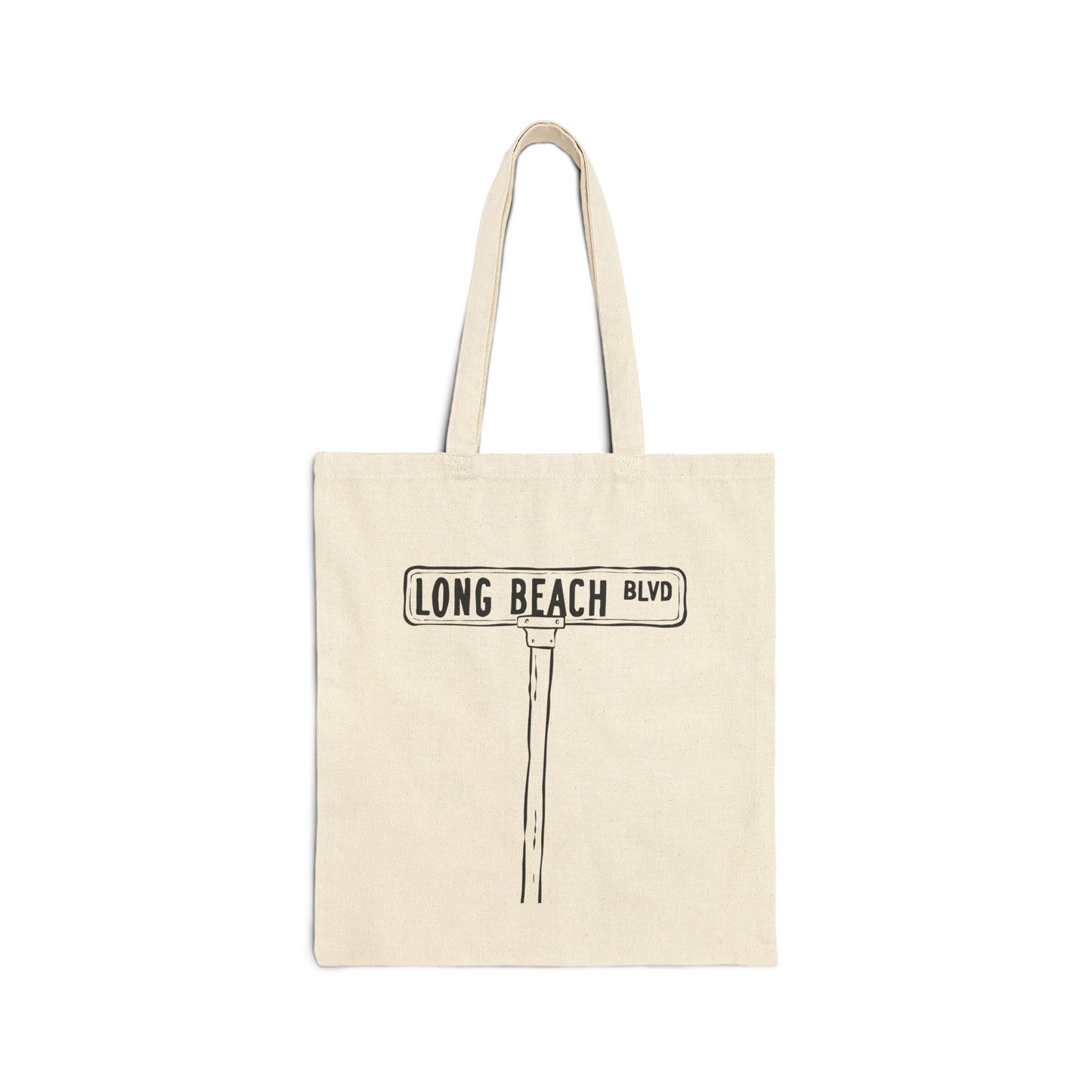 LBI BLVD Cotton Canvas Tote Bag