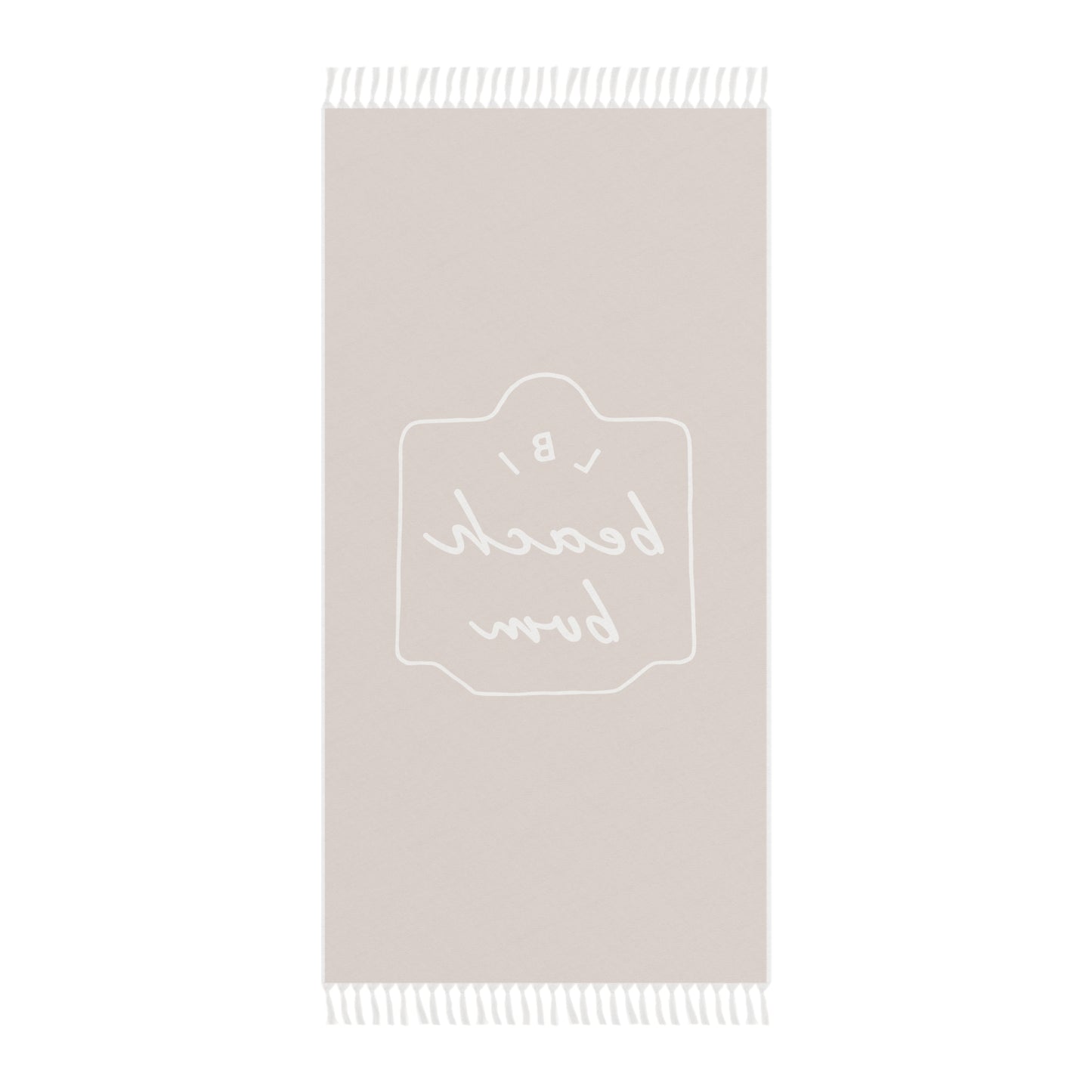 LBI Beach Bum Badge Boho Beach Towel