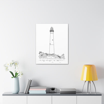 Barnegat Lighthouse Canvas Gallery Wrap