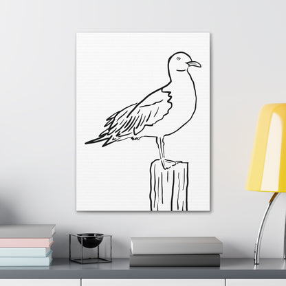 Seagull Canvas Gallery Wrap