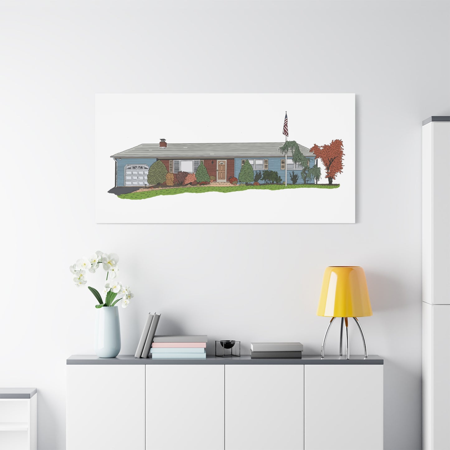 Custom Drawing Canvas Art Print