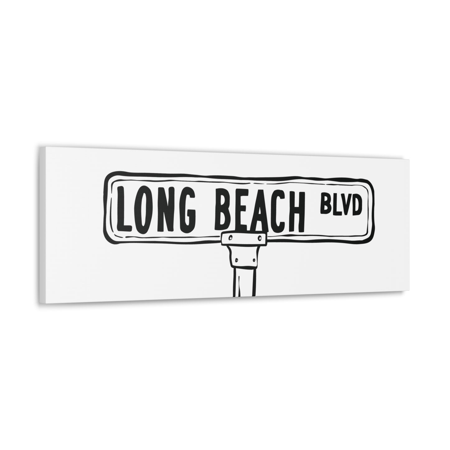 LBI BLVD Canvas Art Print