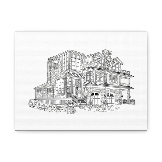 Custom Drawing Canvas Art Print