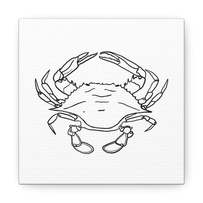 Blue Claw Crab Canvas Art Print