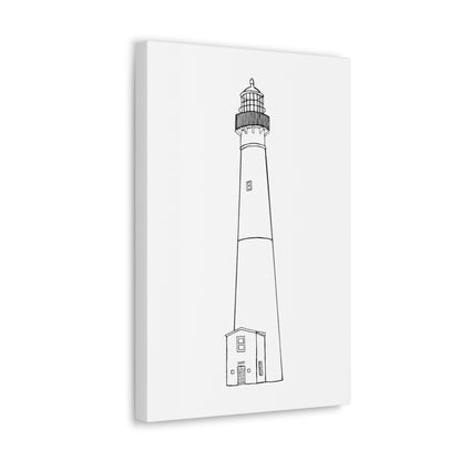 Barnegat Lighthouse Canvas Gallery Wrap