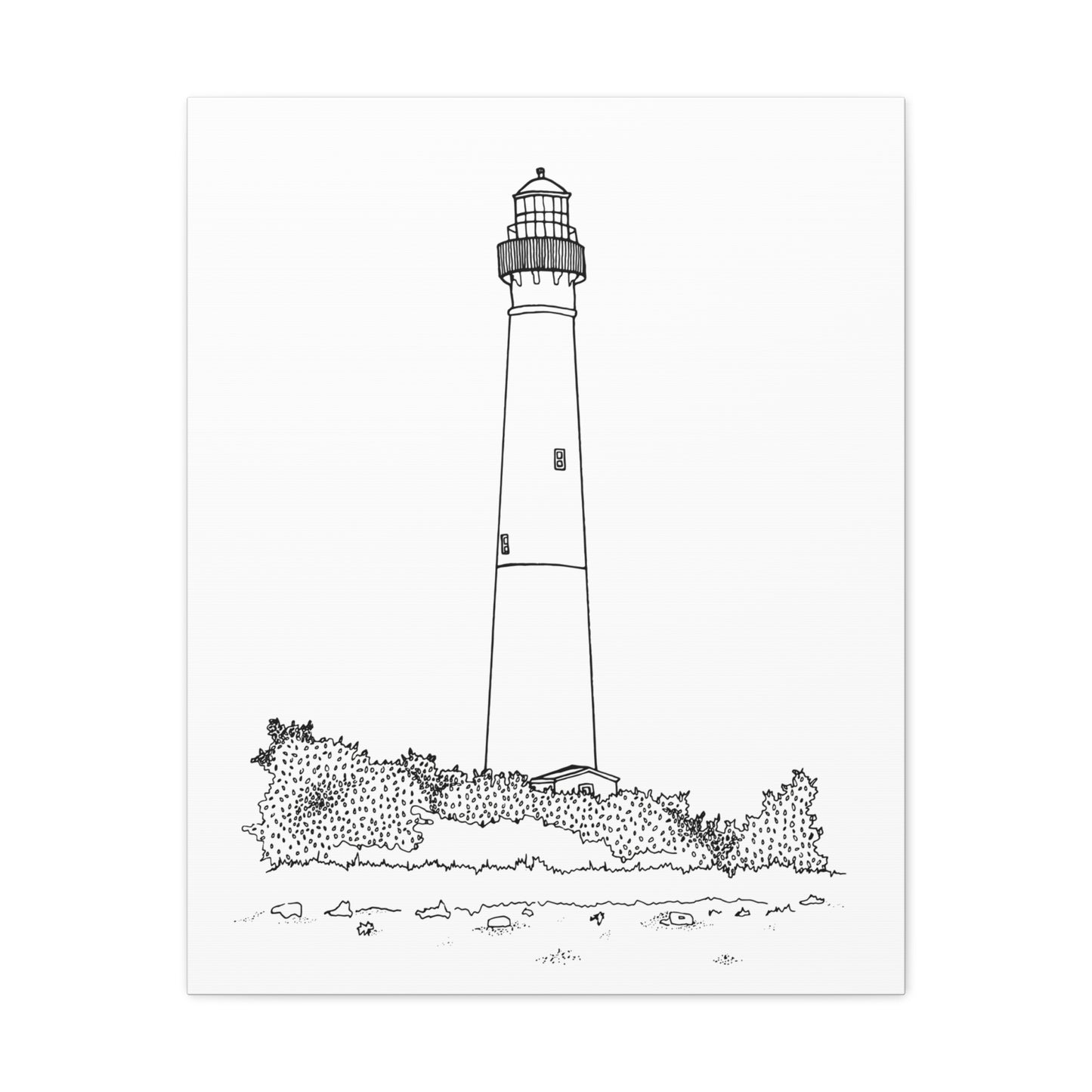 Barnegat Lighthouse Canvas Gallery Wrap