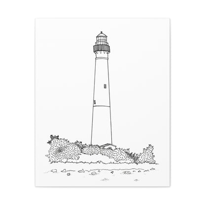 Barnegat Lighthouse Canvas Gallery Wrap