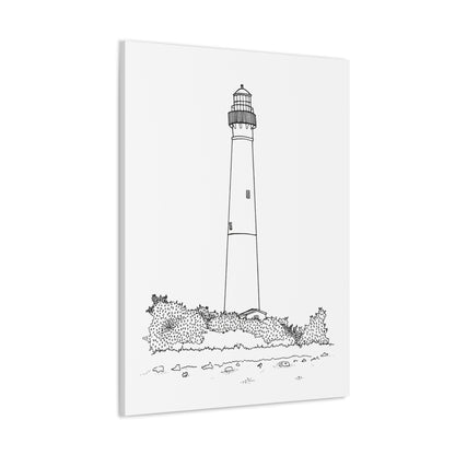 Barnegat Lighthouse Canvas Gallery Wrap