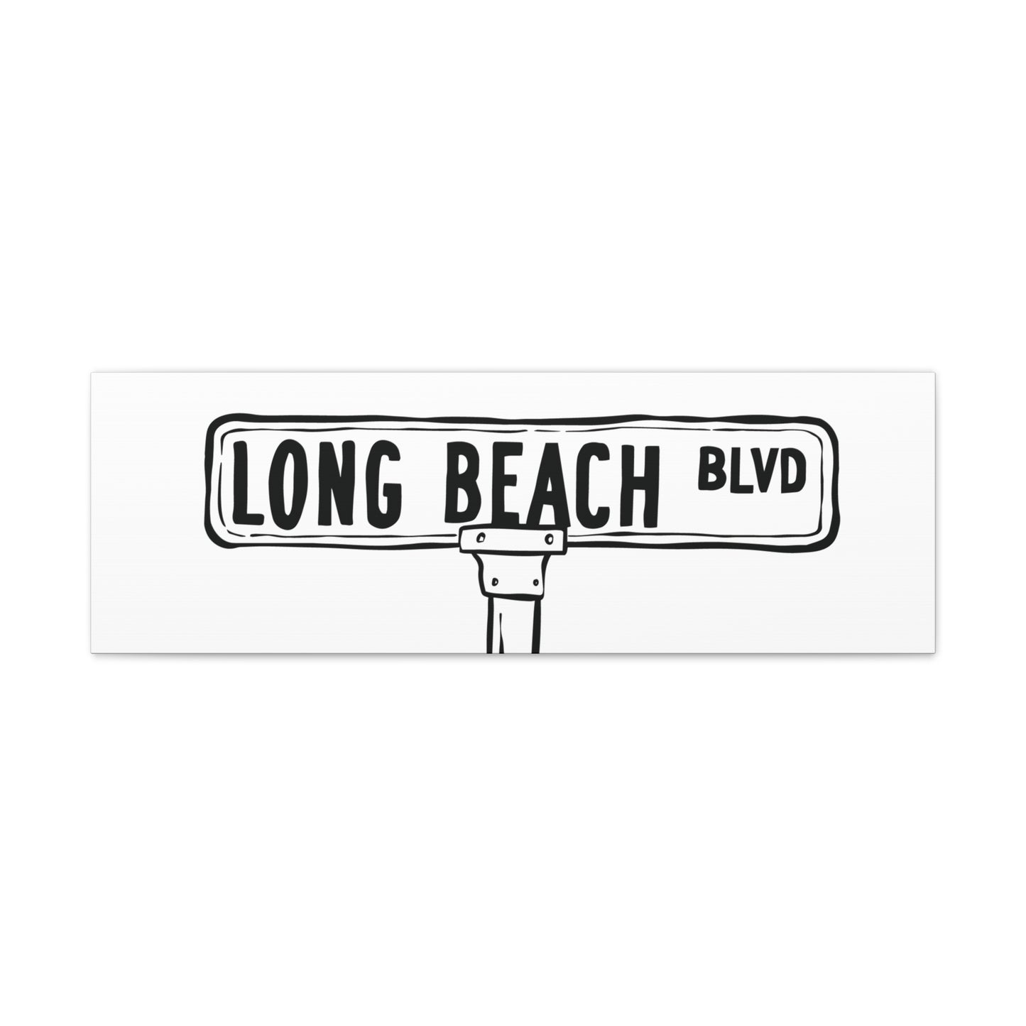 LBI BLVD Canvas Art Print