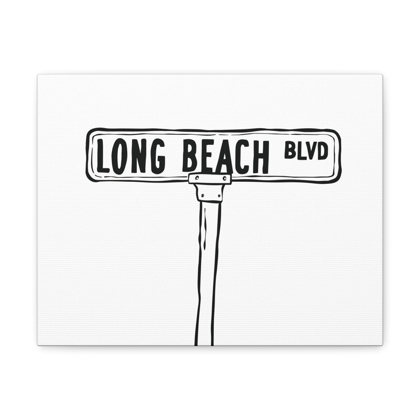 LBI BLVD Canvas Art Print