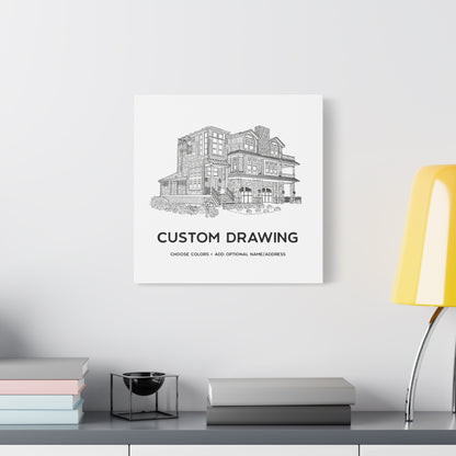 Custom Drawing Canvas Art Print