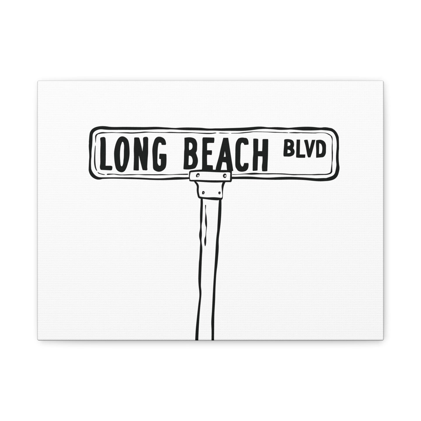 LBI BLVD Canvas Art Print