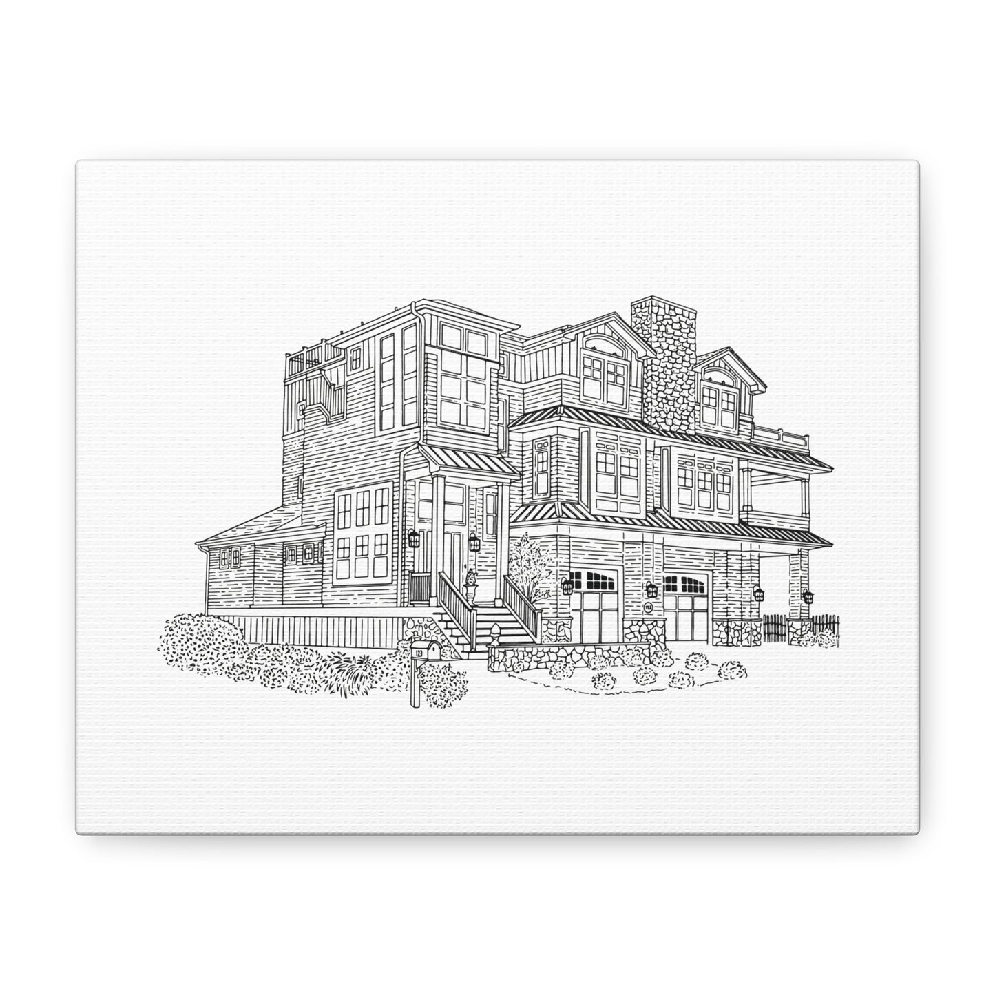 Custom Drawing Canvas Art Print