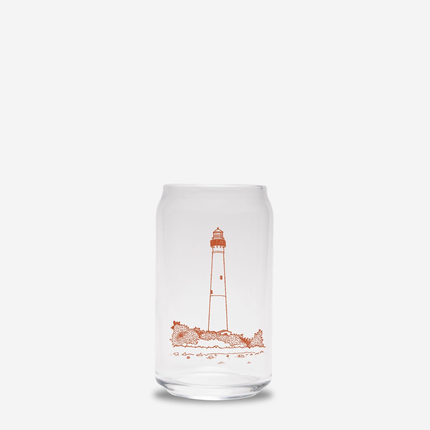 Barnegat Lighthouse Glass Can