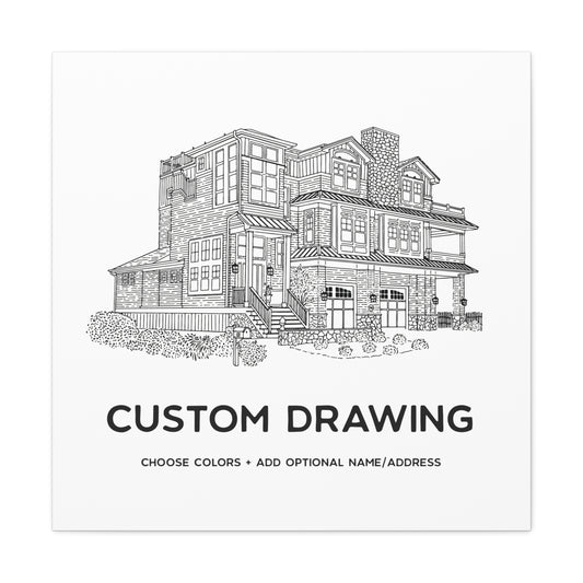 Custom Drawing Canvas Art Print