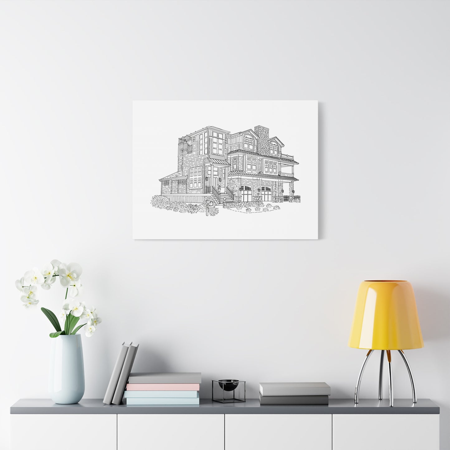 Custom Drawing Canvas Art Print
