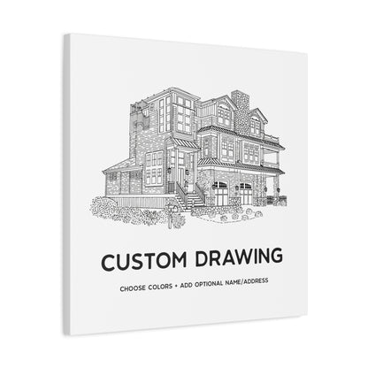 Custom Drawing Canvas Art Print