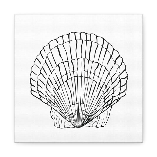 Scallop Canvas Gallery Wrap