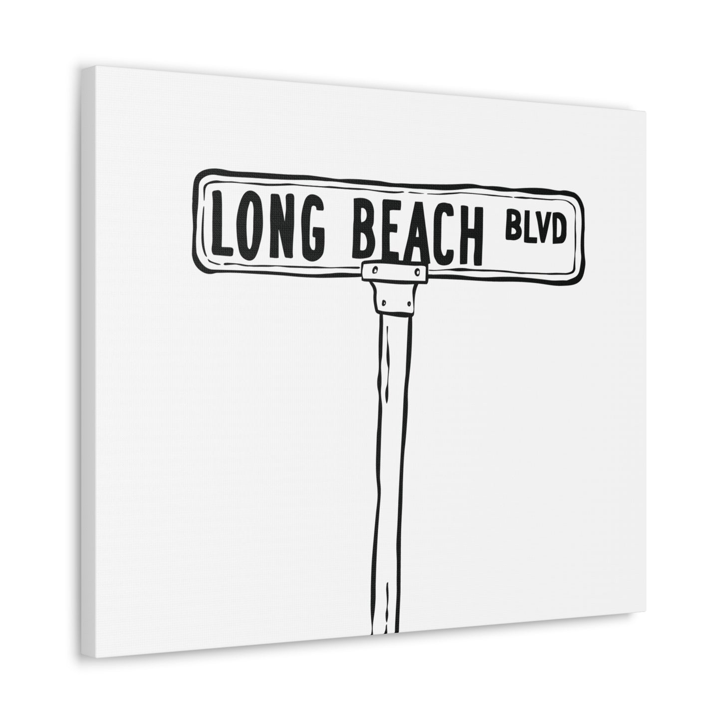 LBI BLVD Canvas Art Print