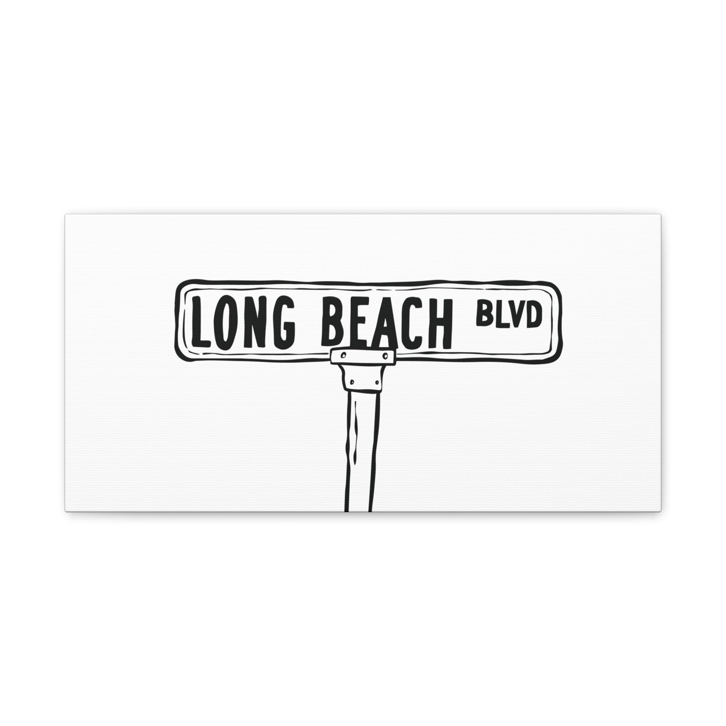 LBI BLVD Canvas Art Print