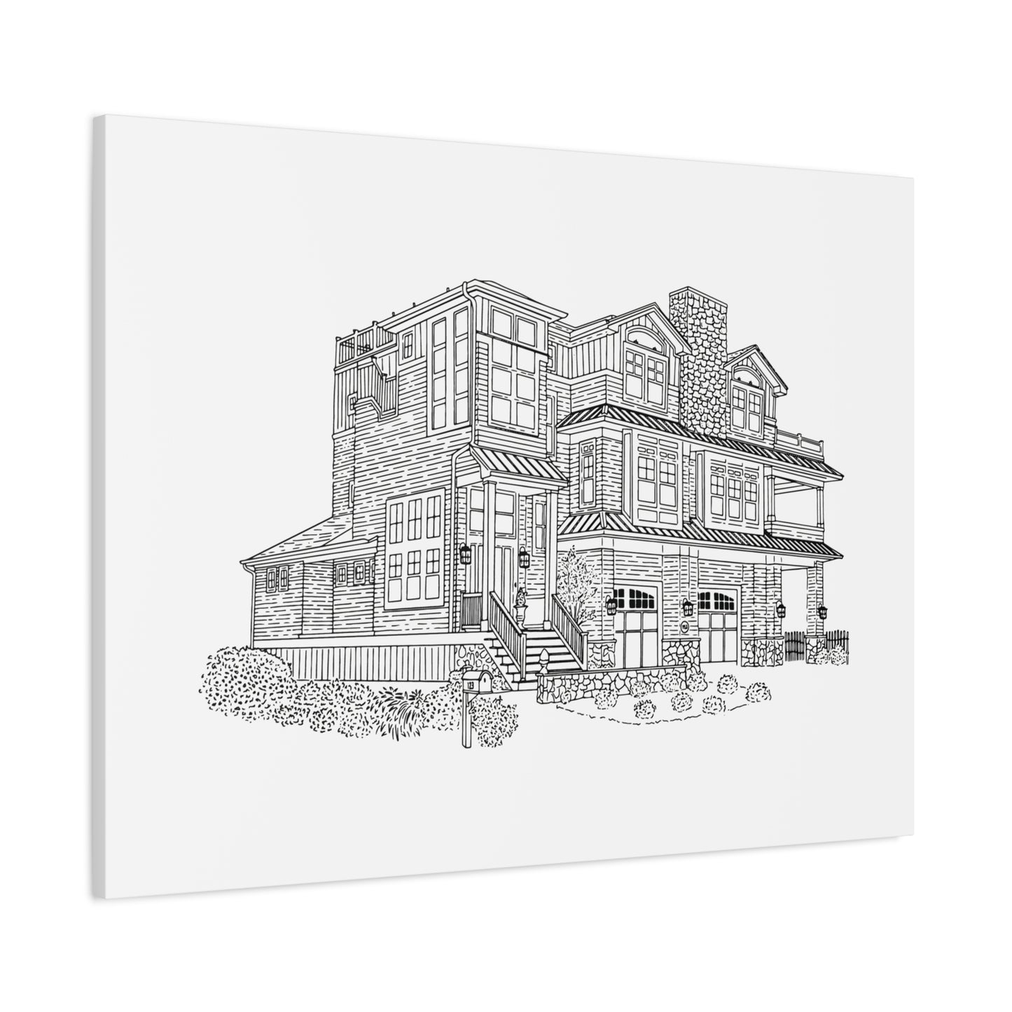Custom Drawing Canvas Art Print