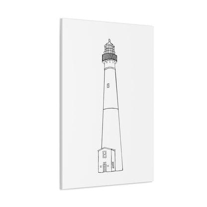 Barnegat Lighthouse Canvas Gallery Wrap