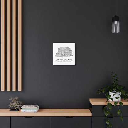 Custom Drawing Canvas Art Print