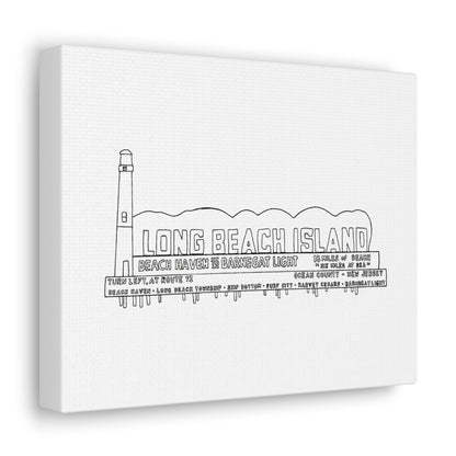 LBI Billboard Canvas Art Print