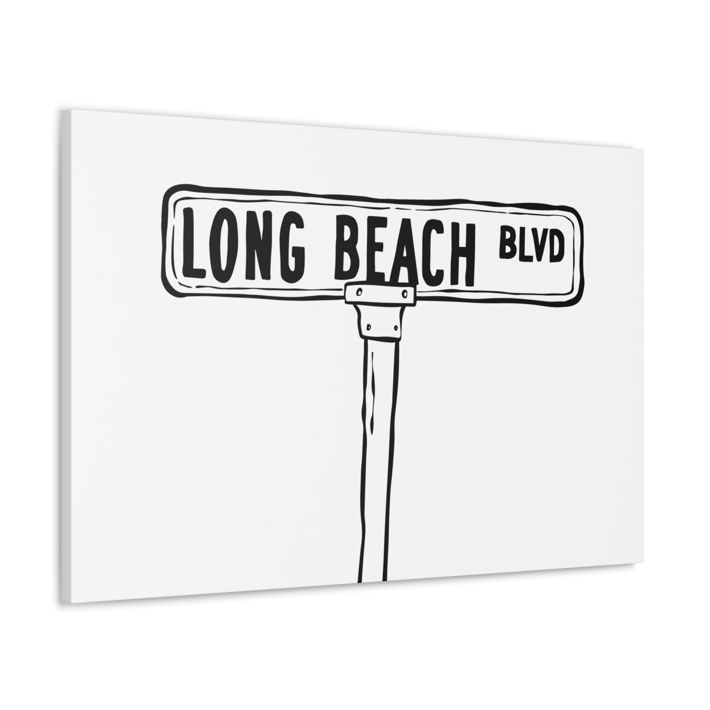 LBI BLVD Canvas Art Print