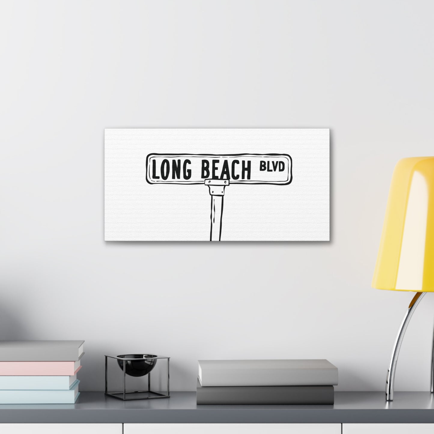 LBI BLVD Canvas Art Print