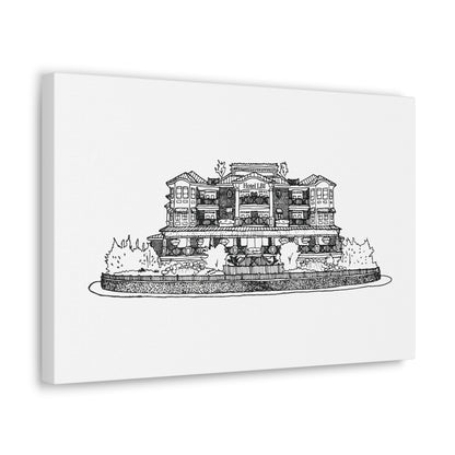 Hotel LBI Canvas Art Print