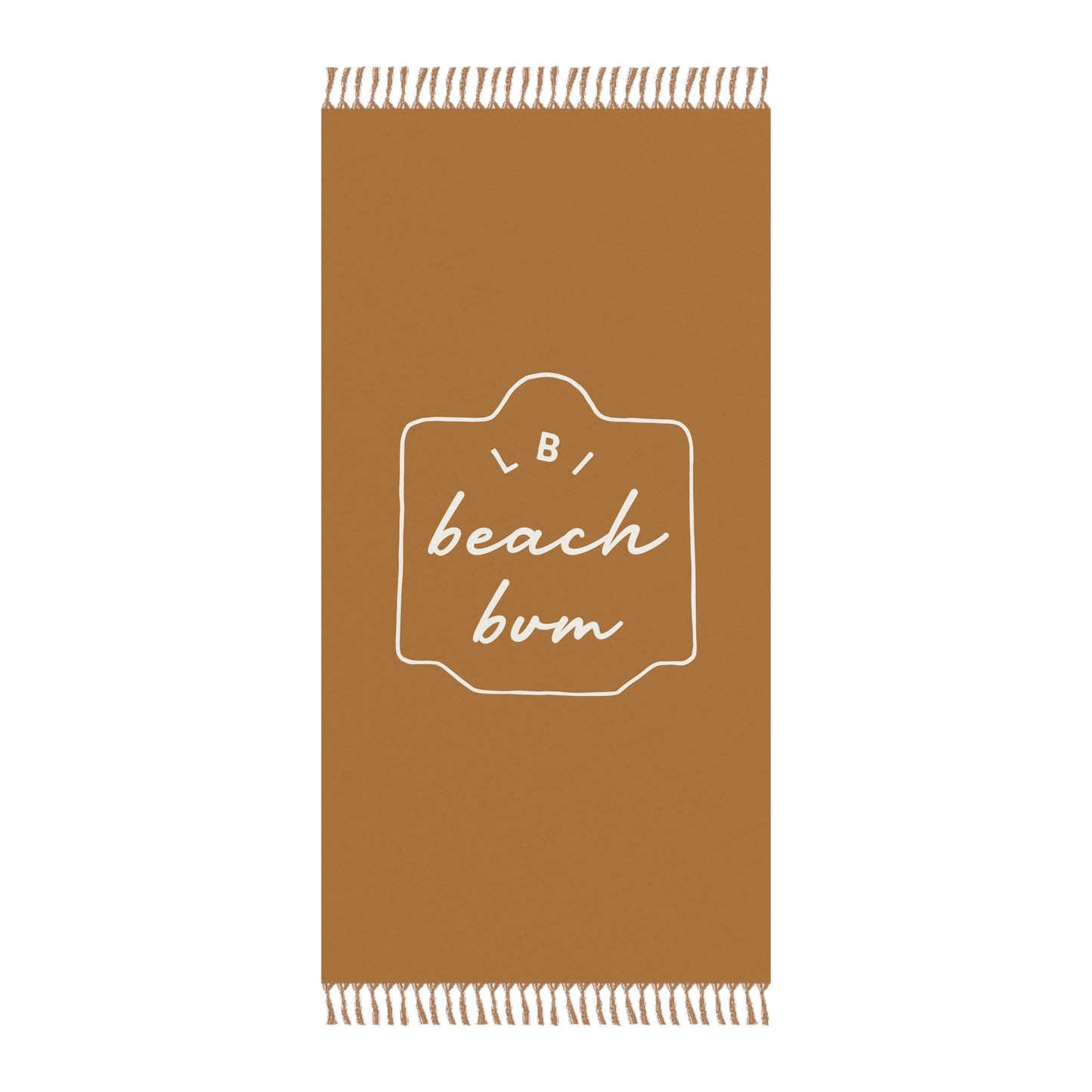 LBI Beach Bum Badge Boho Beach Towel