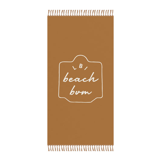 LBI Beach Bum Badge Boho Beach Towel